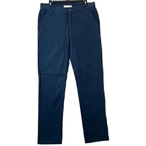 Everlane Mens Cotton Chino Trouser Pants Navy Blue size 32